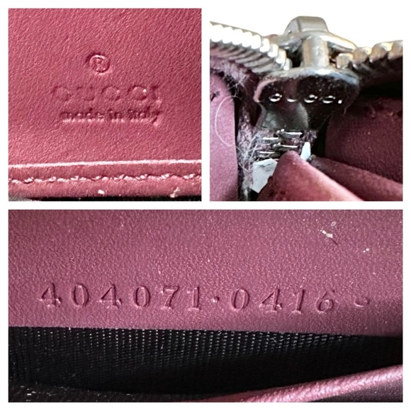 Authentic GUCCI GG Supreme Floral Blooms Pink & Tan Large Zippy Wallet with Box - Picture 2 of 12